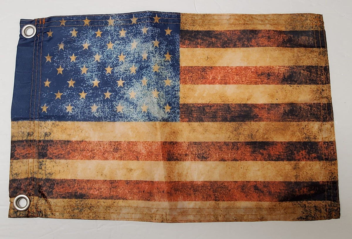 DuneRats Vintage/Antique USA Custom ATV, UTV, MC Safety Whip Flag 12"x