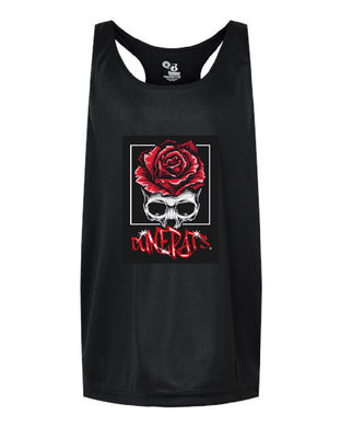 Kid's Tank Top - DR62 DuneRats® Skull Rose  - Clothing