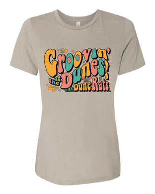 Women's T-shirt - Groovin' at the Dunes with DuneRats Design - Clothing