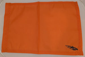 SALE!! DuneRats® Orange ATV, UTV, MC Safety 12"x18" Whip Flag with Sleeve