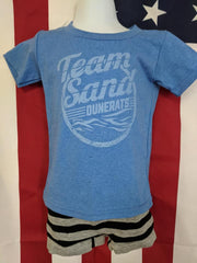SALE!! Kid's Toddler Blue T-Shirt DuneRats Team Sand - Clothing