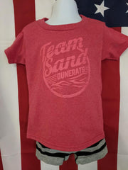 SALE!! Kid's Toddler Red T-Shirt DuneRats Team Sand - Clothing