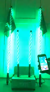 Pair of 4ft Gen3 ROKIT LED Bluetooth and Remote Lighted Whips