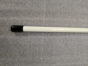 6'x1/4" Safety Whip Pole (only) in White