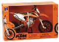 NewRay 1:10 Scale Diecast KTM 450 SX-F Dirt Bike Replica Toy
