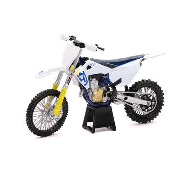 NewRay 1:12 Scale Diecast Husqvarna FC450 Motocross Dirt Bike Replica Toy