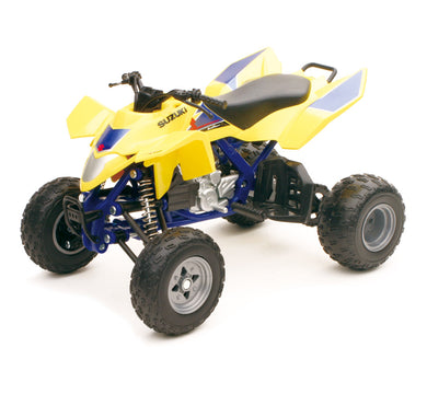 NewRay 1:12 Scale Diecast Suzuki Quadracer R450 ATV Replica Toy