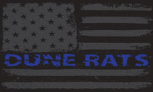 Large 3'x5' DuneRats Flag for RV, UTV, Sandrail - DuneRats Blue Flag