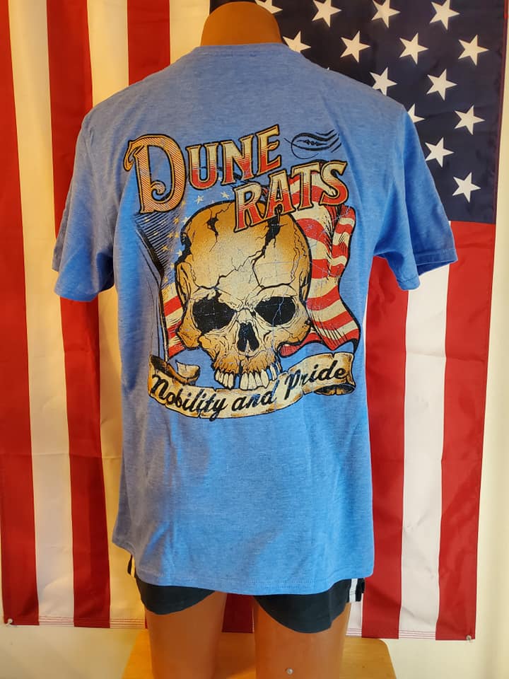 SALE!! Adult Men's Royal Blue T-Shirt DuneRats Nobility & Pride - Clothing