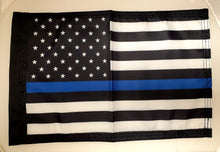 DuneRats ATV, UTV, MC Safety 12"x18" Whip Flag - USA Blue Line American Flag with Sleeve