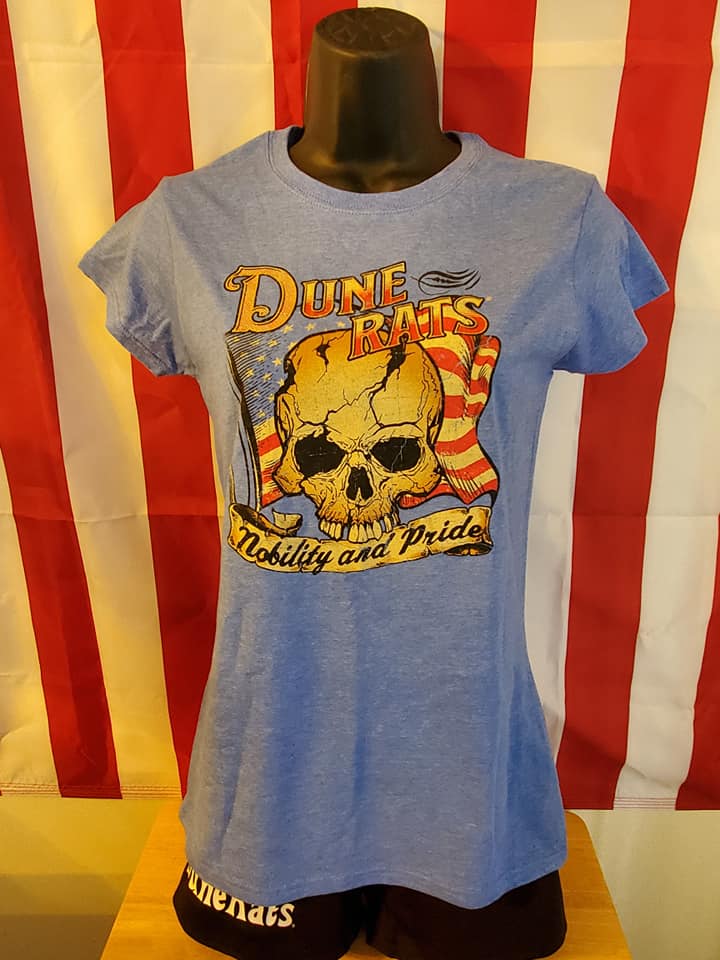 SALE!! DuneRats Nobility & Pride Women's T-Shirt Heather Blue - Clothing