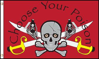 Large 3'x5' Flag for RV, UTV, Sandrail - Choose Your Poison