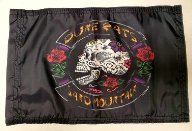 DuneRats Day of the Dead - Sugar Skull Whip Flag 12
