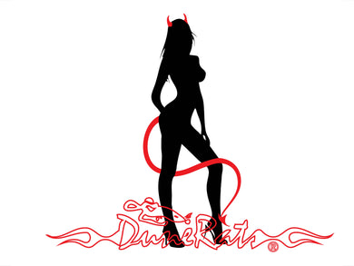 Large 3'x5' DuneRats® Flag for RV, UTV, Sandrail - Devil Woman