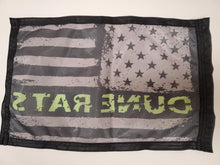 DuneRats Green USA Custom ATV, UTV, MC Safety Whip Flag 12"x18" with Sleeve