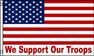 Large 3'x5' Flag for RV, UTV, Sandrail USA American Flag Support Our Troops