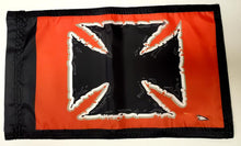 DuneRats Safety Whip Flag Black and Red Iron Cross 12"x18" ATV, UTV, MC with Sleeve
