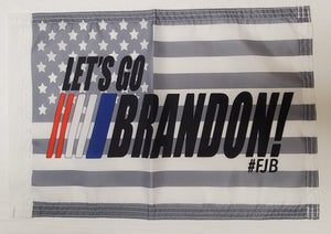 DuneRats ATV, UTV, MC Safety Whip Flag 12"x18" Let's Go Brandon USA with Sleeve