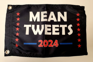 DuneRats ATV, UTV, MC Safety Whip Flag - Mean Tweets 2024 Trump 12