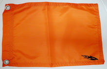 DuneRats Custom ATV, UTV, MC Safety Whip Flag - 12"x18" Orange Safety Flag with Grommets
