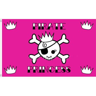 Large 3'x5' UTV, Sandrail, RV Polyester Flag - Pirate Princess