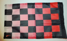 DuneRats Custom ATV, UTV, MC Safety Whip Flag 12"x18" Red Check with Sleeve