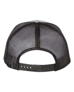DuneRats Patch on Mesh Snap Back Hat in Gray & Black - Clothing Accessory