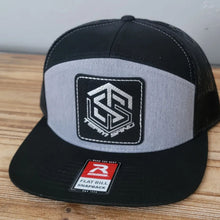 Team Sand Patch on Mesh Snap Back Hat in Gray & Black - Clothing Accessory