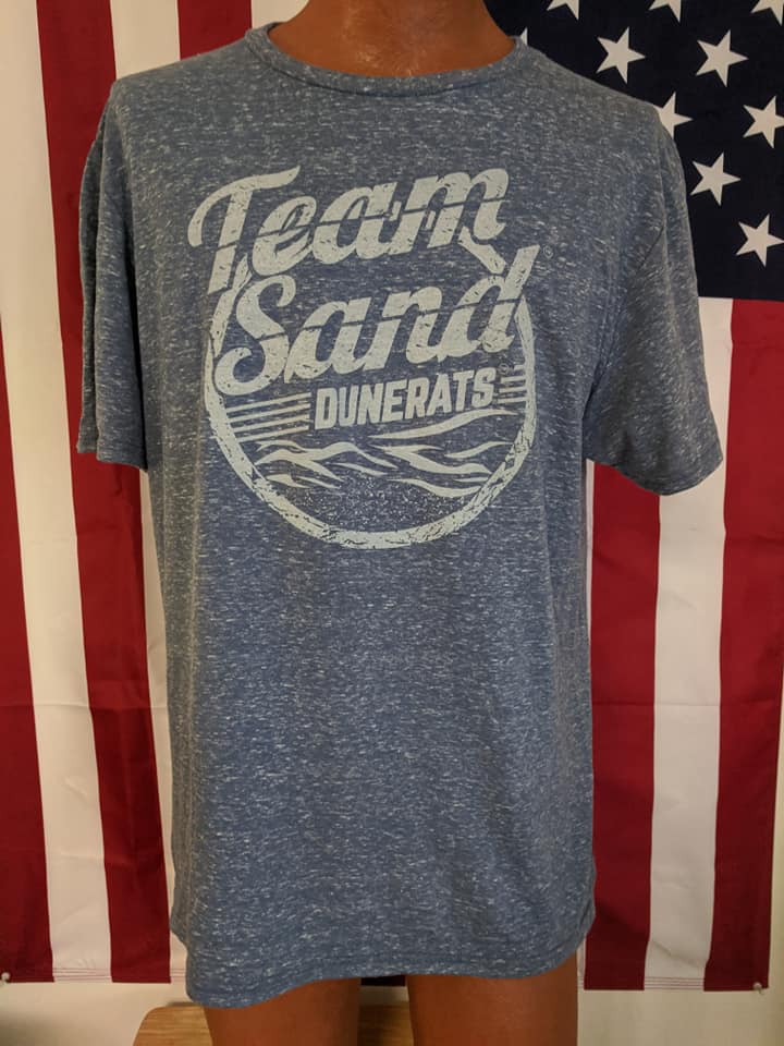 SALE!! Adult Men's / Unisex Denim Color T-Shirt with Team Sand #4 - Clothing