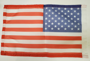DuneRats ATV, UTV, MC Safety Whip Flag 12"x18" American Flag with Sleeve