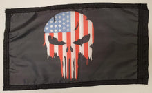 DuneRats ATV, UTV, MC Safety 12"x18" Whip Flag - Punisher USA Flag with Sleeve