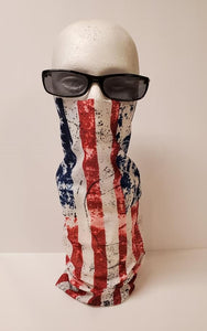 NEW Face Shield / Face Mask / Face Covering - USA / Vintage American Flag Design
