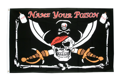 Large 3'x5' Flag for RV, UTV, Sandrail - Name Your Poison