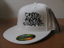 Sand Junkie White Flat Bill Flexfit Hat