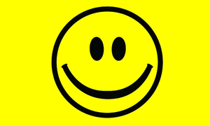 Large 3'x5' Flag for RV, UTV, Sandrail - Smiley Face