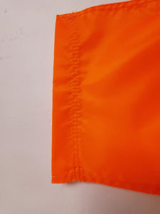 Orange Rectangle Pennant Safety Whip Flag for 1/2" Whip