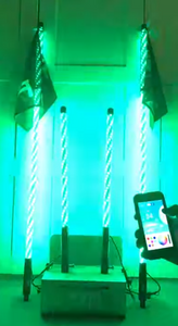 Pair of 4ft Gen2 ROKIT LED Bluetooth and Remote Lighted Whips