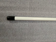90"x1/2" Fiberglass Pole for Large Flags in White or Black